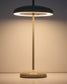 Lampada da tavolo portatile Porte in alluminio grigio chiaro