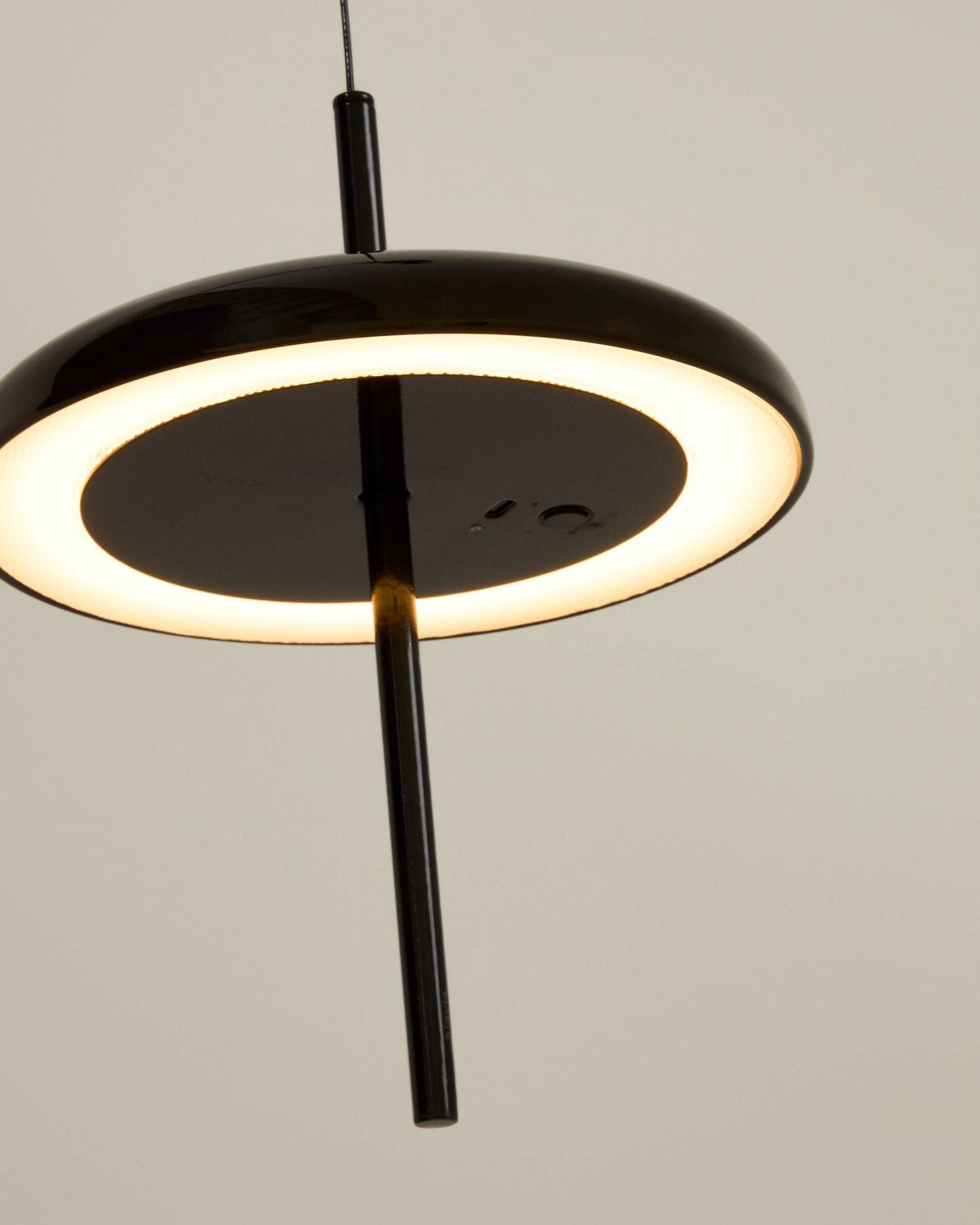 Lampada da soffitto portatile Porte in alluminio nero Ø 16 cm