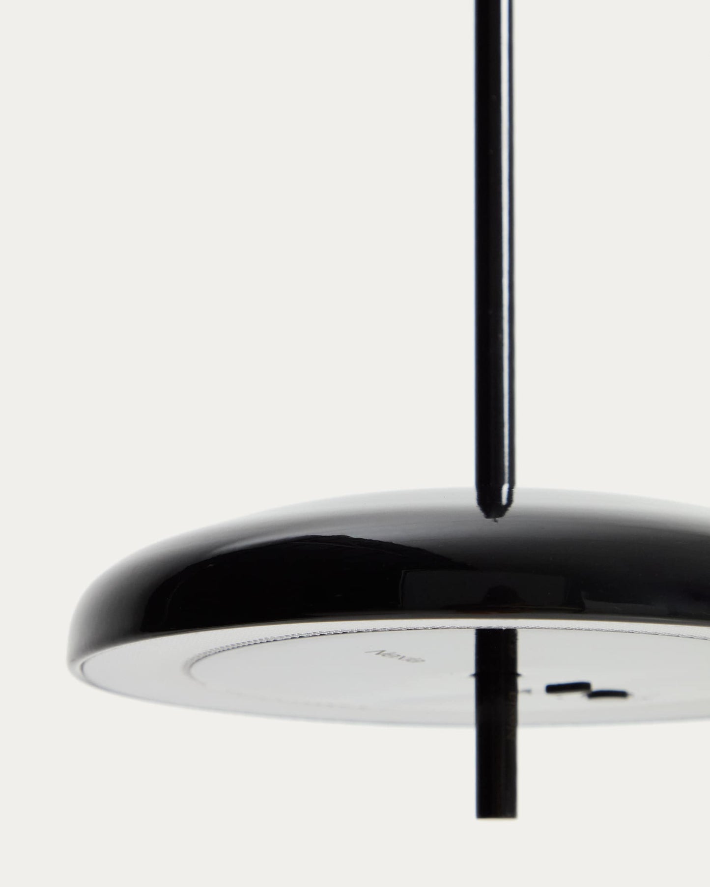 Lampada da soffitto portatile Porte in alluminio nero Ø 16 cm