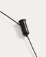 Lampada da soffitto portatile Porte in alluminio nero Ø 16 cm