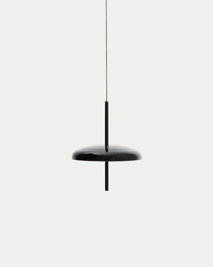 Lampada da soffitto portatile Porte in alluminio nero Ø 16 cm