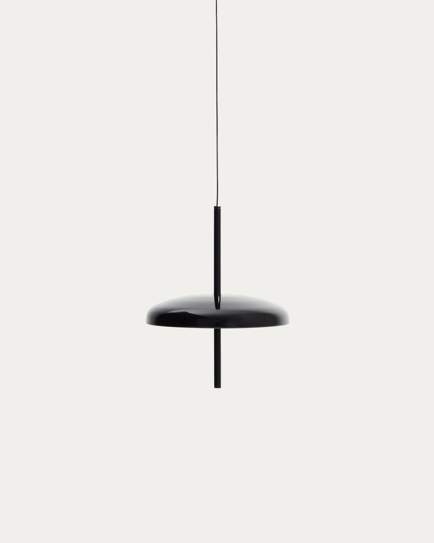Lampada da soffitto portatile Porte in alluminio nero Ø 16 cm