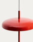 Lampada da soffitto portatile Porte in alluminio rosso Ø 16 cm