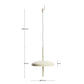 Lampada da soffitto portatile Porte in alluminio grigio chiaro Ø 16 cm
