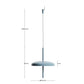 Lampada da soffitto portatile Porte in alluminio blu Ø 16 cm