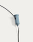Lampada da soffitto portatile Porte in alluminio blu Ø 16 cm