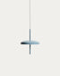 Lampada da soffitto portatile Porte in alluminio blu Ø 16 cm