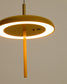 Lampada da soffitto portatile Porte in alluminio giallo Ø 16 cm