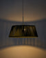 Paralume per lampada da soffitto Aldet in corda piatta verde Ø 46 cm