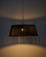 Paralume per lampada da soffitto Aldet in corda piatta marrone Ø 46 cm