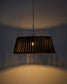 Paralume per lampada da soffitto Aldet in corda piatta marrone Ø 46 cm