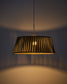 Paralume per lampada da soffitto Aldet in corda piatta beige Ø 46 cm