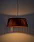 Paralume per lampada da soffitto Aldet in corda piatta color terracotta Ø 46 cm