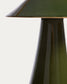 Lampada da tavolo Ceren in ceramica verde 54 cm