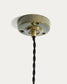 Lampada da soffitto Ceren in ceramica verde 29 cm