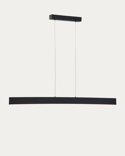 Lampada da soffitto Boadella finitura nera