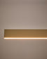 Lampada da soffitto Boadella in alluminio con finitura verniciata beige