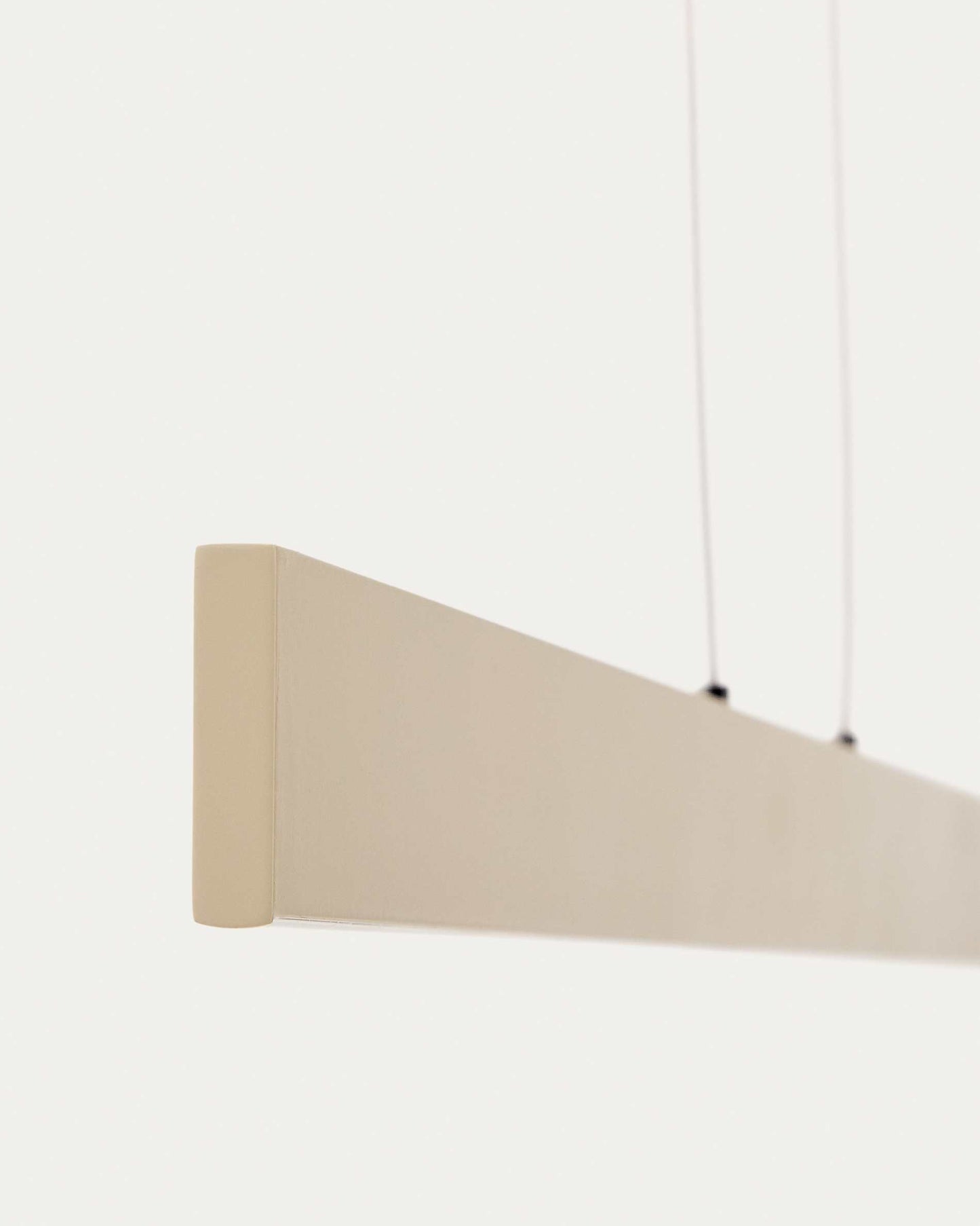 Lampada da soffitto Boadella in alluminio con finitura verniciata beige