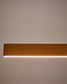 Lampada da soffitto Boadella in alluminio con finitura verniciata in terracotta
