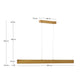 Lampada da soffitto Boadella in alluminio con finitura verniciata oro