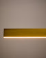 Lampada da soffitto Boadella in alluminio con finitura verniciata oro