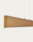 Lampada da soffitto Boadella in alluminio con finitura verniciata oro