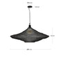 Lampadario Makai di metallo con finitura in nero Ø 87 cm