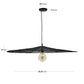 Lampadario Makai di metallo con finitura in nero Ø 100 cm