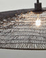 Lampadario Makai di metallo con finitura in nero Ø 100 cm