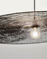 Lampadario Makai di metallo con finitura in nero Ø 100 cm