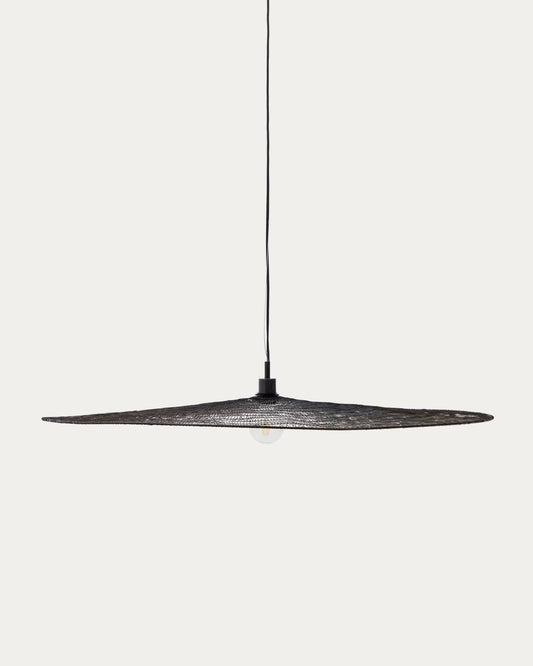 Lampadario Makai di metallo con finitura in nero Ø 100 cm