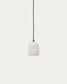 Lampada da soffitto Ullaro in cartapesta bianca Ø 11,5 cm