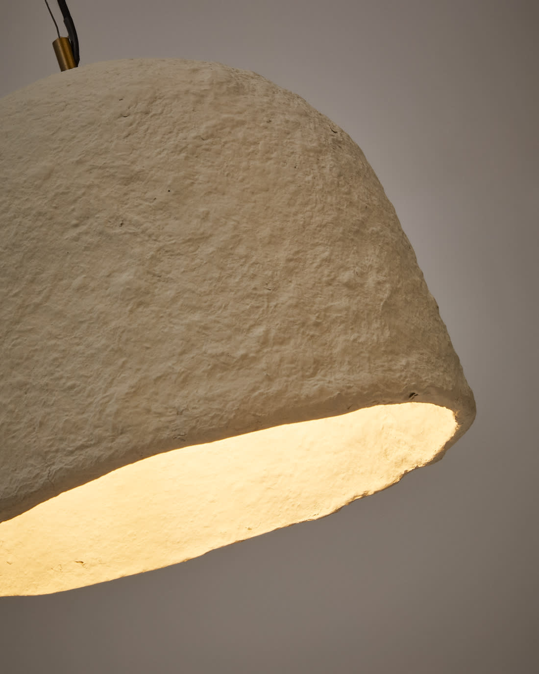 Lampada da soffitto Calvia in cartapesta bianca Ø 34,5 cm