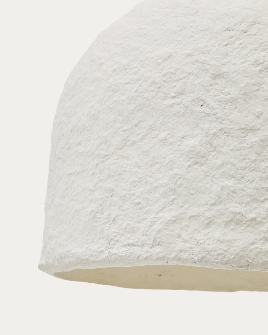 Lampada da soffitto Calvia in cartapesta bianca Ø 34,5 cm