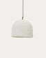 Lampada da soffitto Calvia in cartapesta bianca Ø 34,5 cm