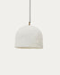 Lampada da soffitto Calvia in cartapesta bianca Ø 34,5 cm