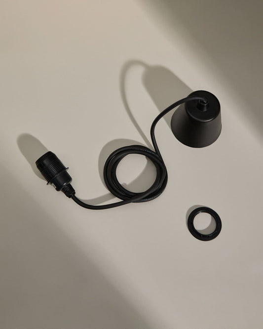 Telaio per lampada da soffitto per esterni Albir nero
