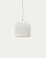 Lampada da soffitto Calvia in cartapesta bianca Ø 25 cm