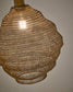 Lampada da soffitto Sarraco in metallo dorato Ø 30 cm