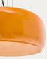 Lampada a soffitto Reig di vetro arancione Ø 38 cm