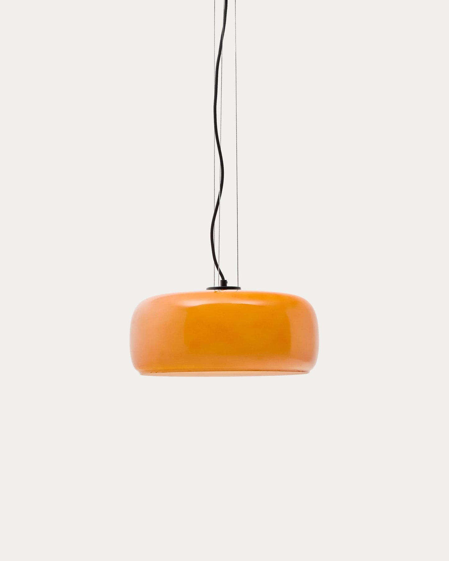 Lampada a soffitto Reig di vetro arancione Ø 38 cm