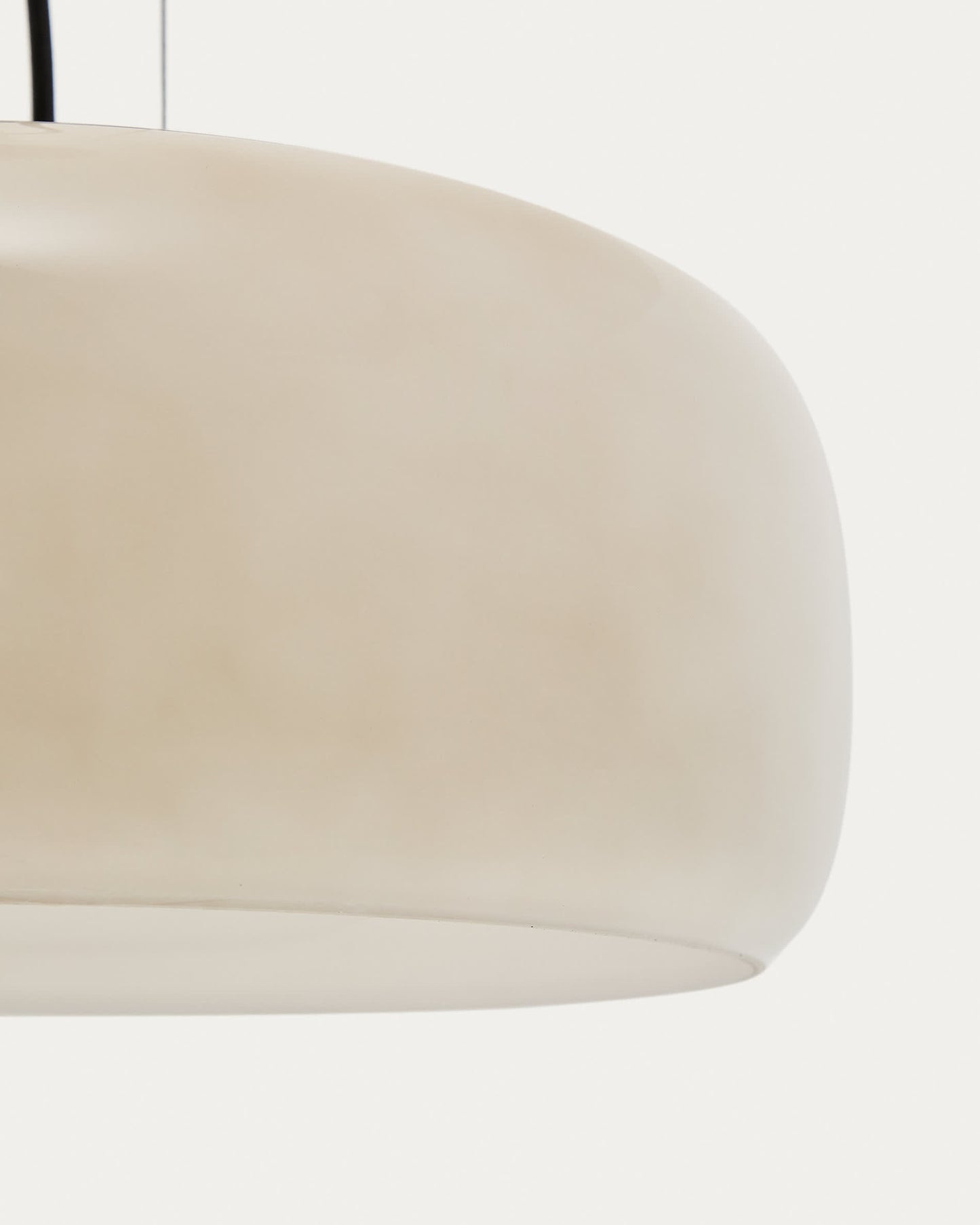Lampada a soffitto Reig di vetro grigio chiaro Ø 38 cm