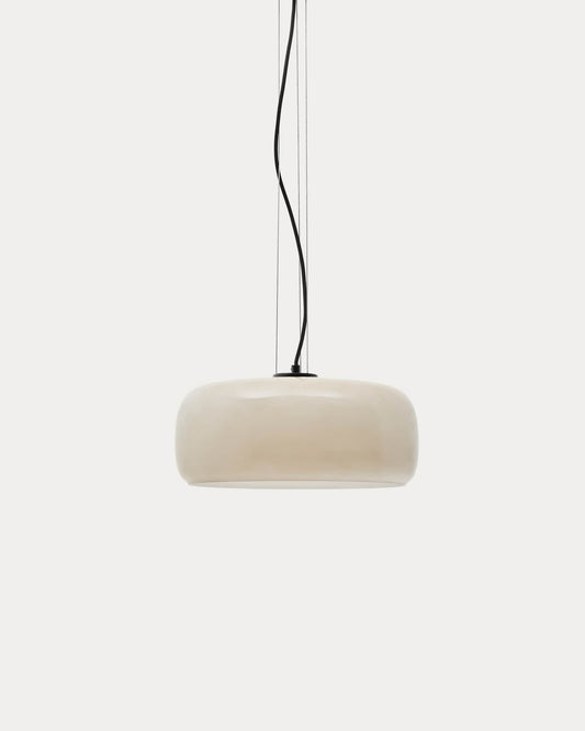 Lampada a soffitto Reig di vetro grigio chiaro Ø 38 cm