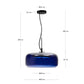 Lampada a soffitto Reig di vetro blu Ø 38 cm