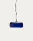 Lampada a soffitto Reig di vetro blu Ø 38 cm