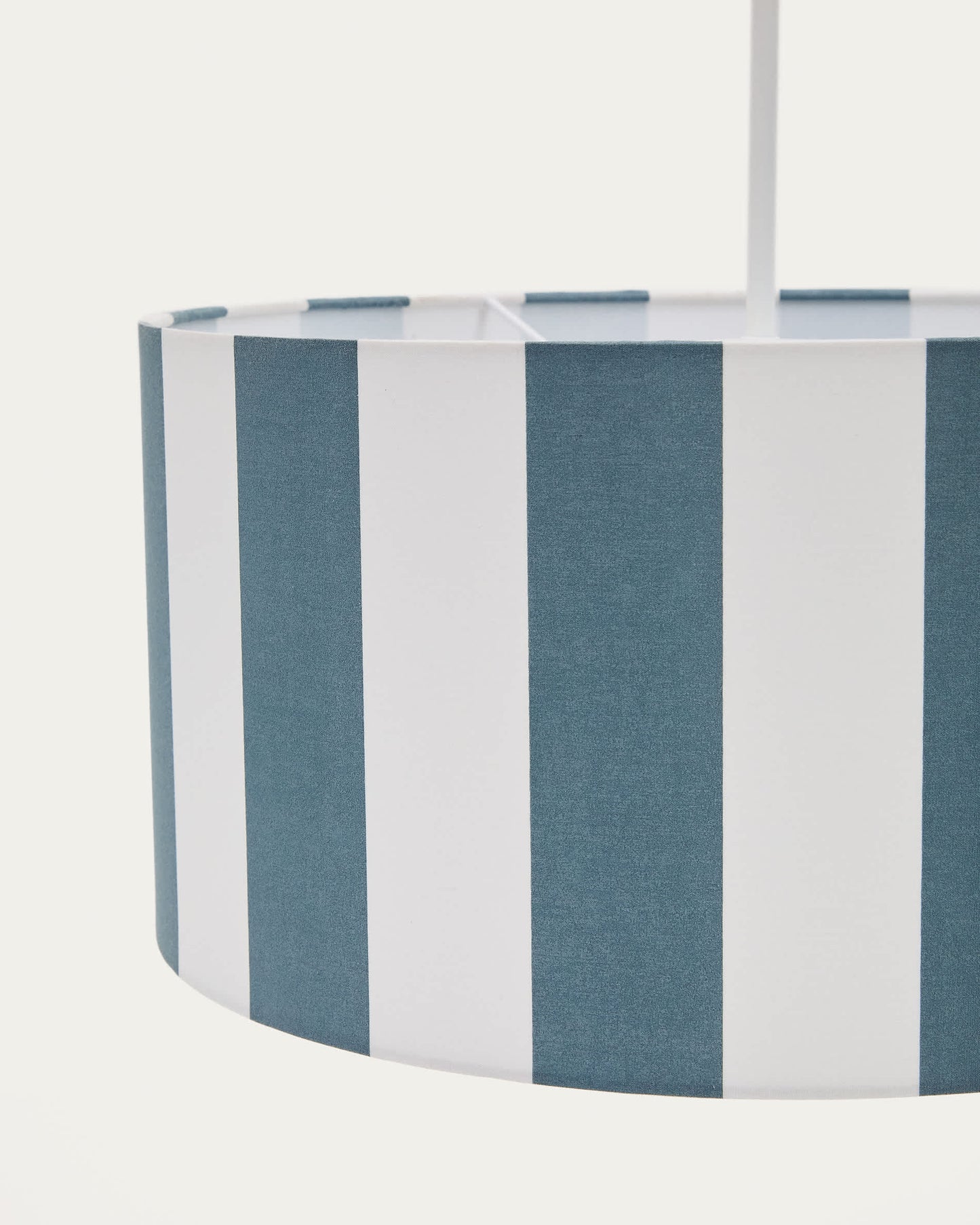 Paralume per lampada da soffitto Ciral a strisce blu e bianche