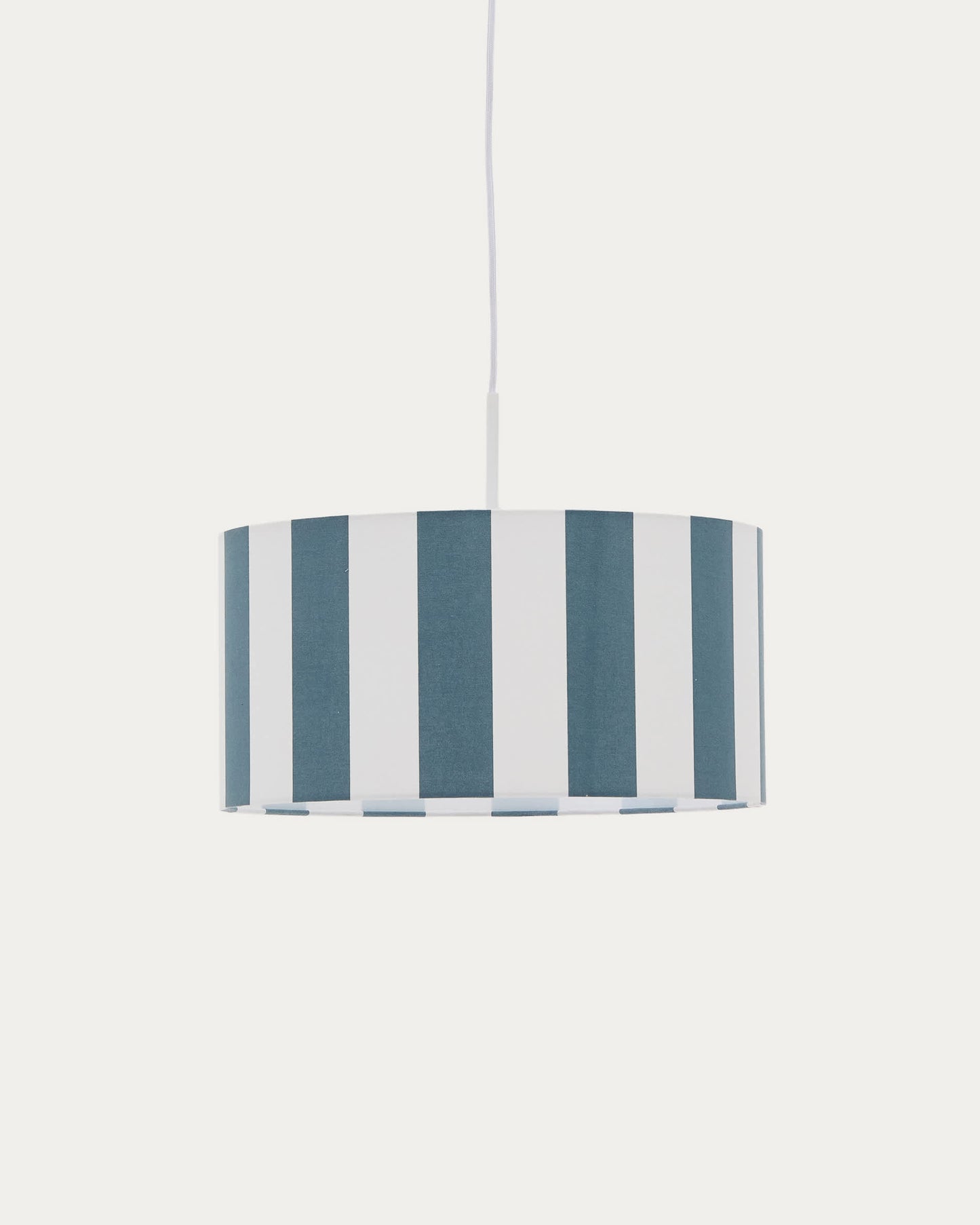 Paralume per lampada da soffitto Ciral a strisce blu e bianche