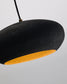 Lampada da soffitto Inda in metallo con finitura nera Ø 30 cm