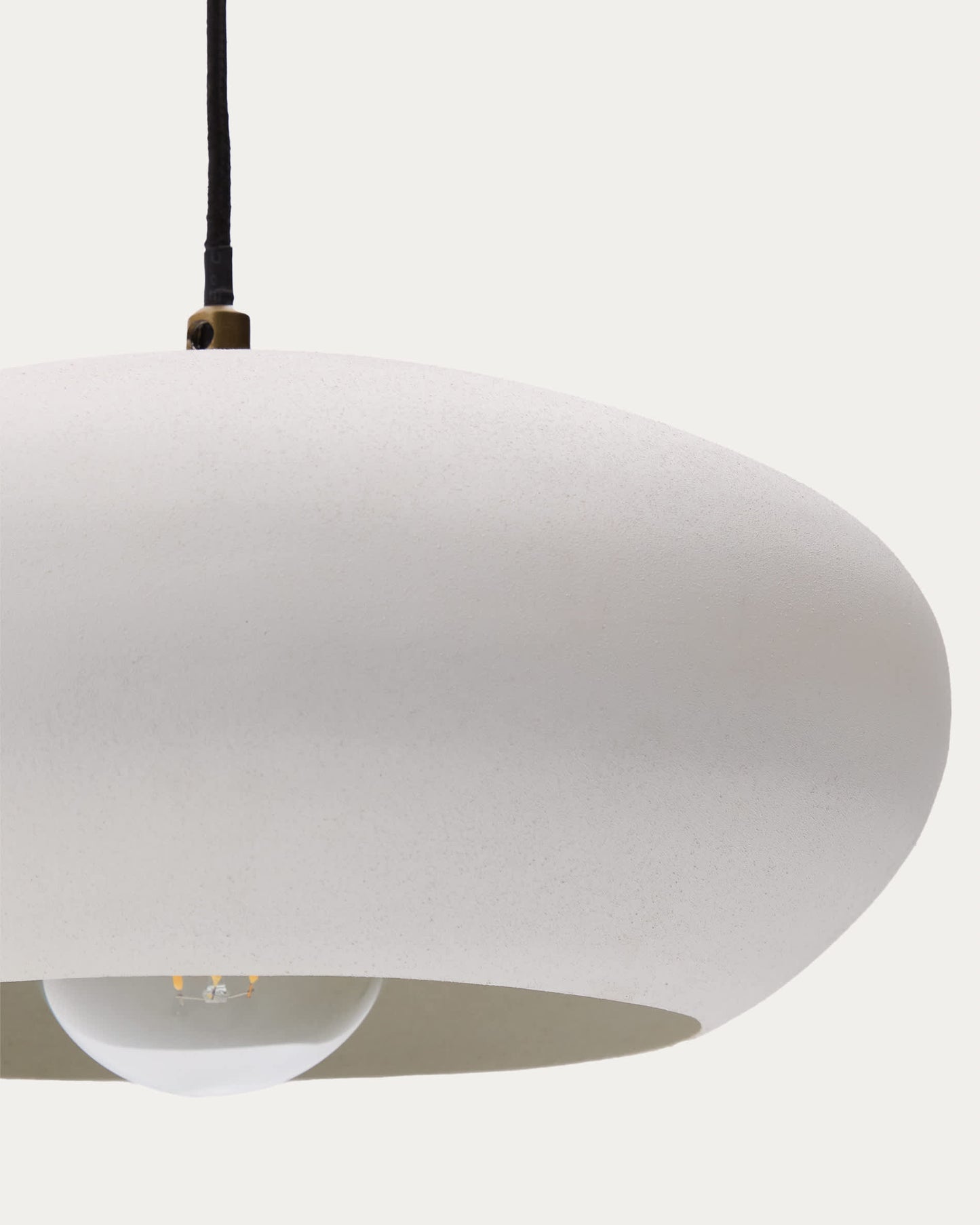 Lampada da soffitto Inda in metallo bianco Ø 30 cm
