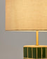 Lampada da tavolo Rue in ceramica verde